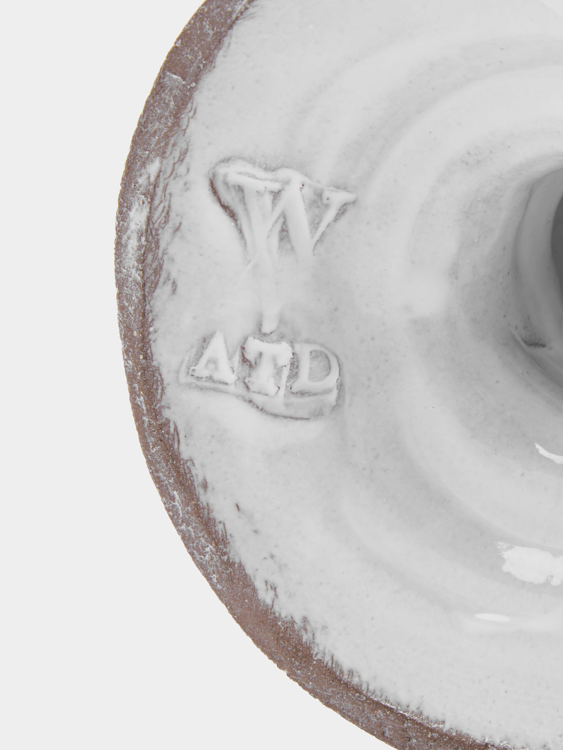 Astier de Villatte - Casper Hand-Glazed Ceramic Vase (14in/36cm) - White - ABASK