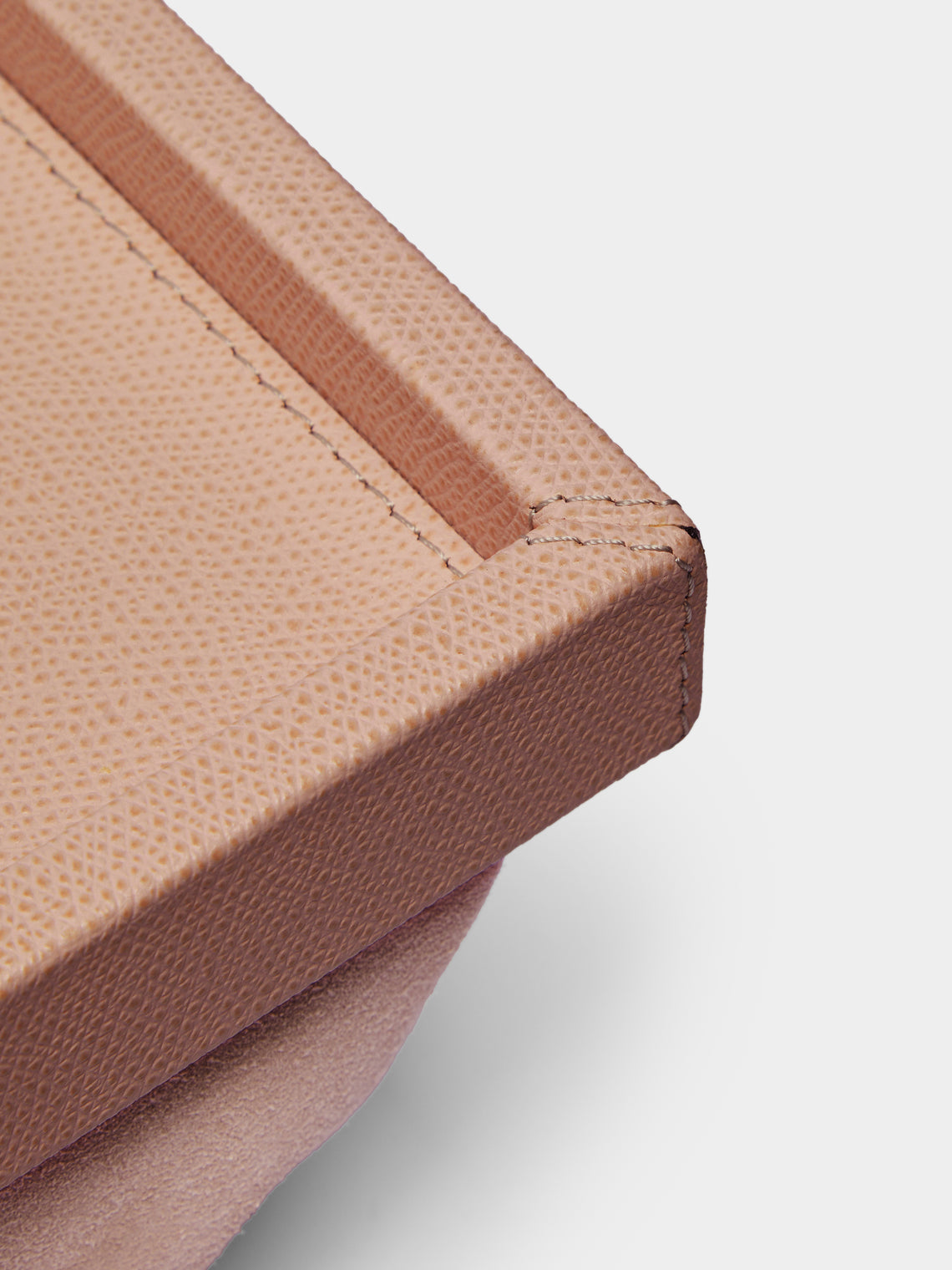 Giobagnara - Teddy Leather Bed Tray - Light pink - ABASK