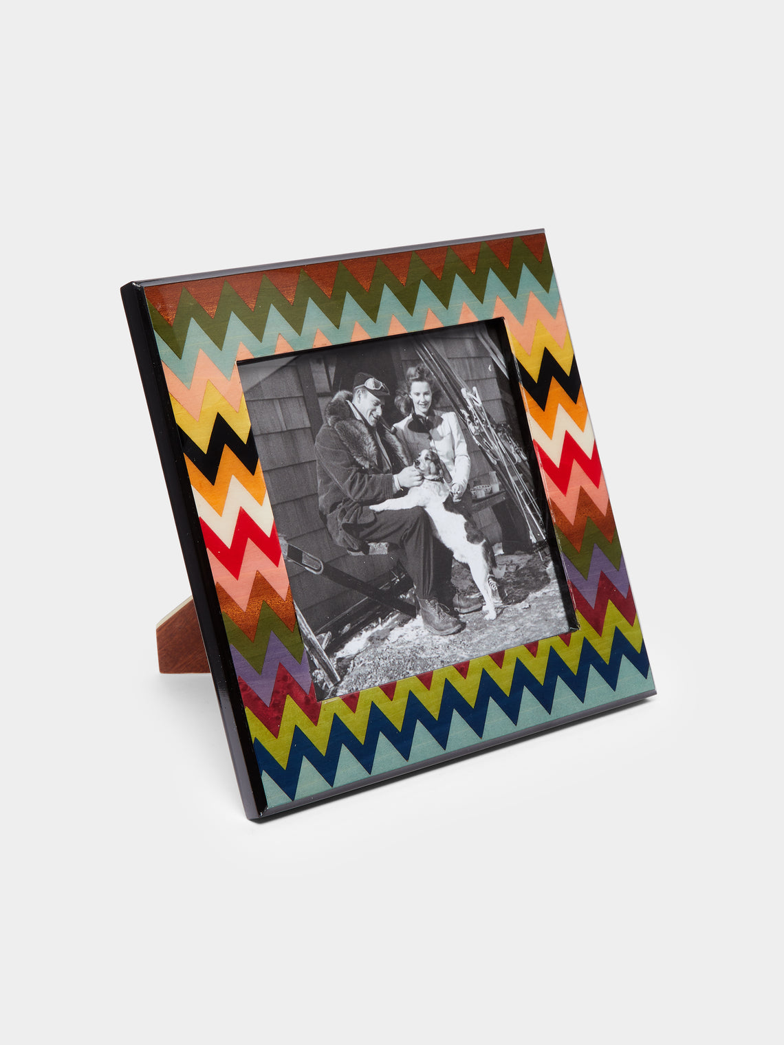 Biagio Barile - Chevron Wood Inlay Photo Frame -  - ABASK - 