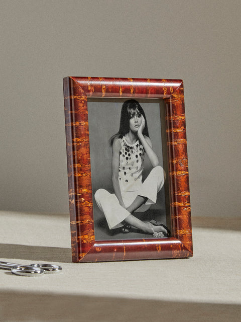 Denshiro - Cherry Bark Postcard Photo Frame - Brown - ABASK