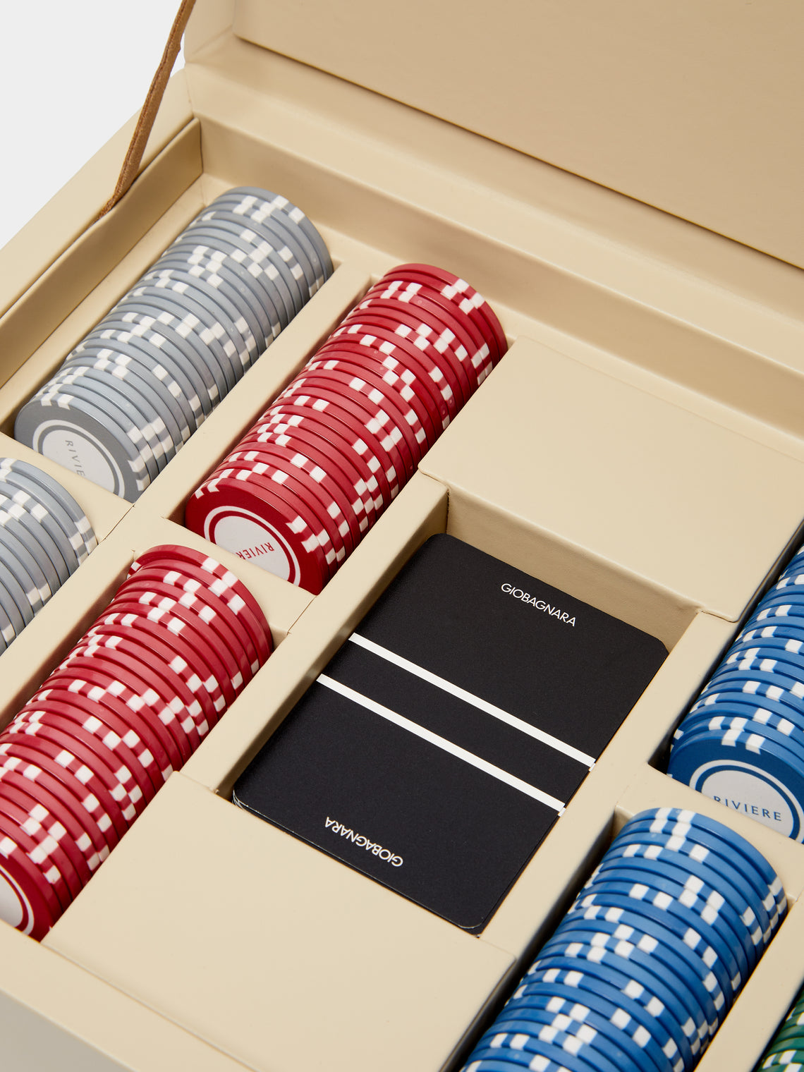 Riviere - Eva Woven Leather Poker Case -  - ABASK
