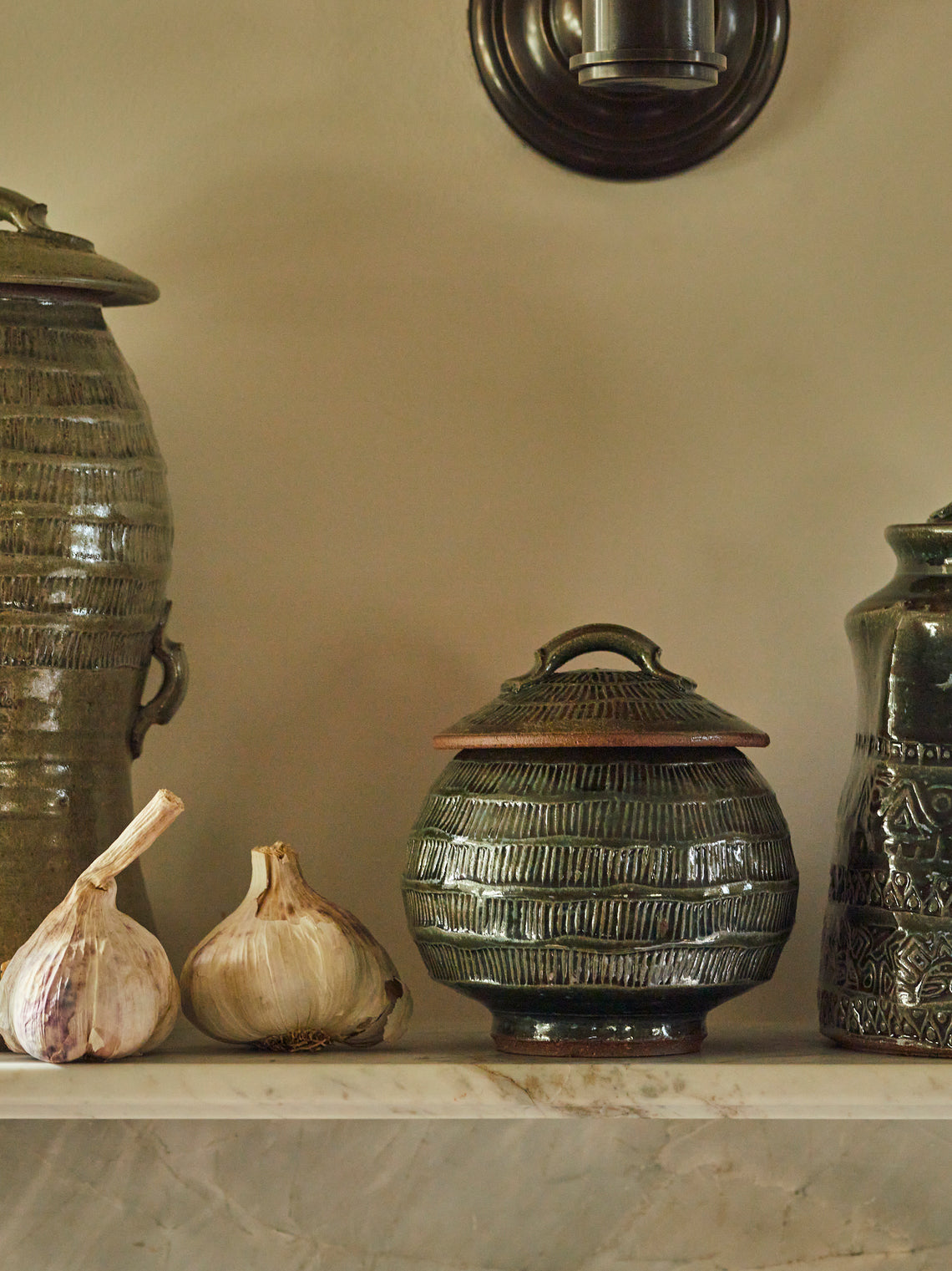 Ceramic Patterned Lidded Jar - DNU same as 2217906011
