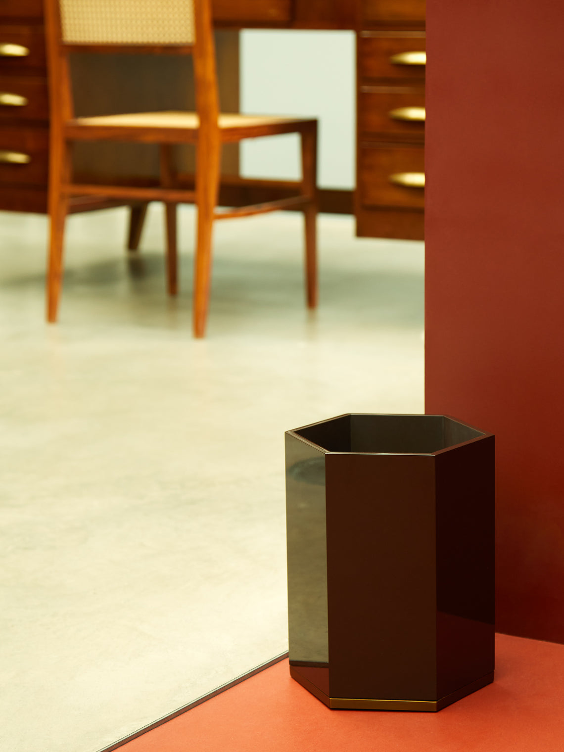The Lacquer Company - Lacquered Hexagonal Bin -  - ABASK