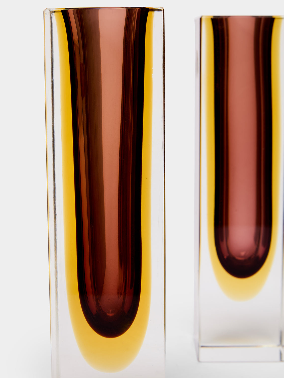 Antique and Vintage - 1970s Sommerso Murano Glass Bud Vases (Set of 2) -  - ABASK