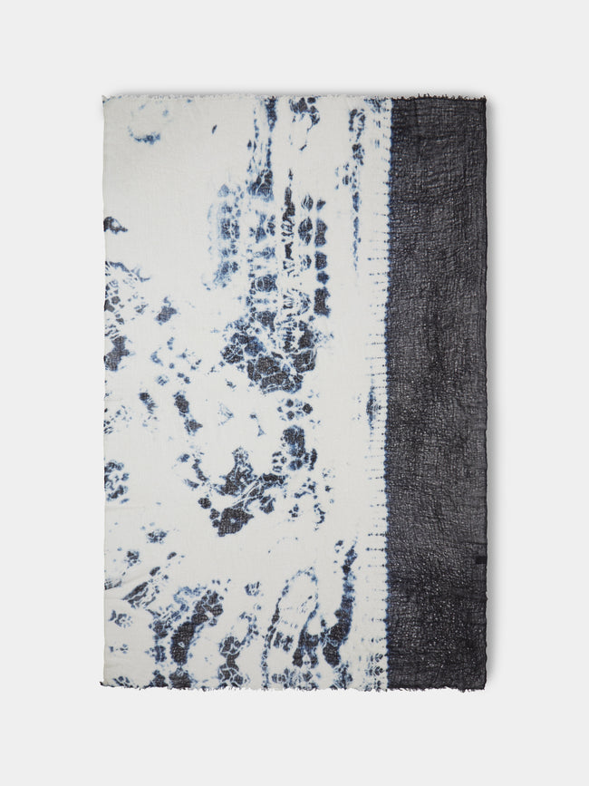 Suzusan - Shibori Cashmere Featherweight Shawl | One Size -  - ABASK - 
