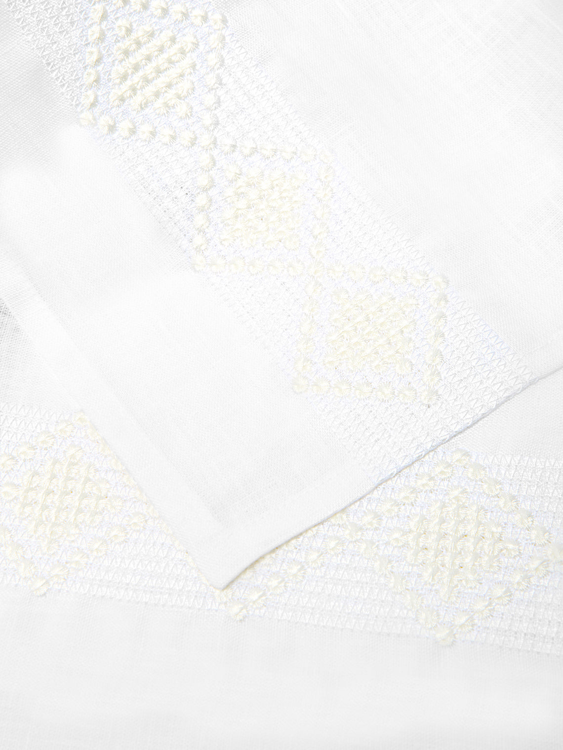 The Table Love - Folklore Hand-Embroidered Linen Napkins (Set of 4) -  - ABASK