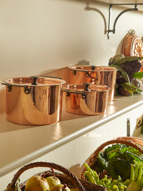 Netherton Foundry - Copper Lidded Stockpots (Set of 3) -  - ABASK