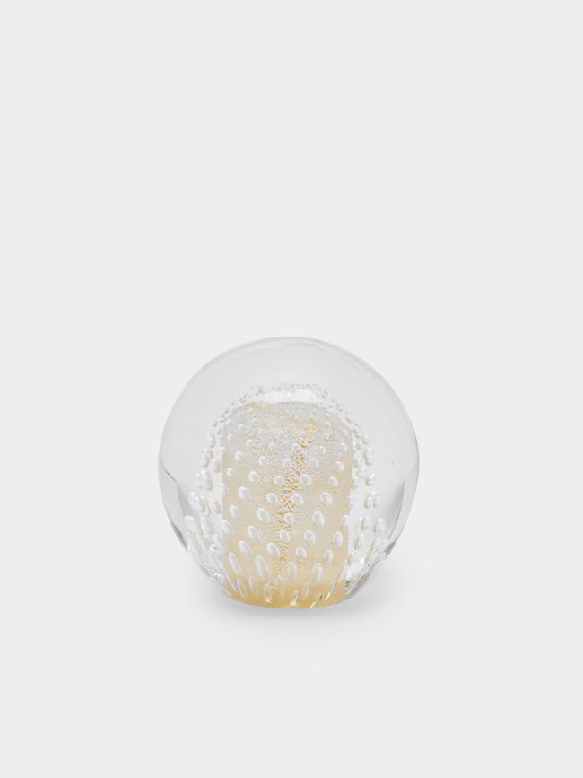 Antique and Vintage - 1970s Murano Glass Moon Paperweight -  - ABASK - 