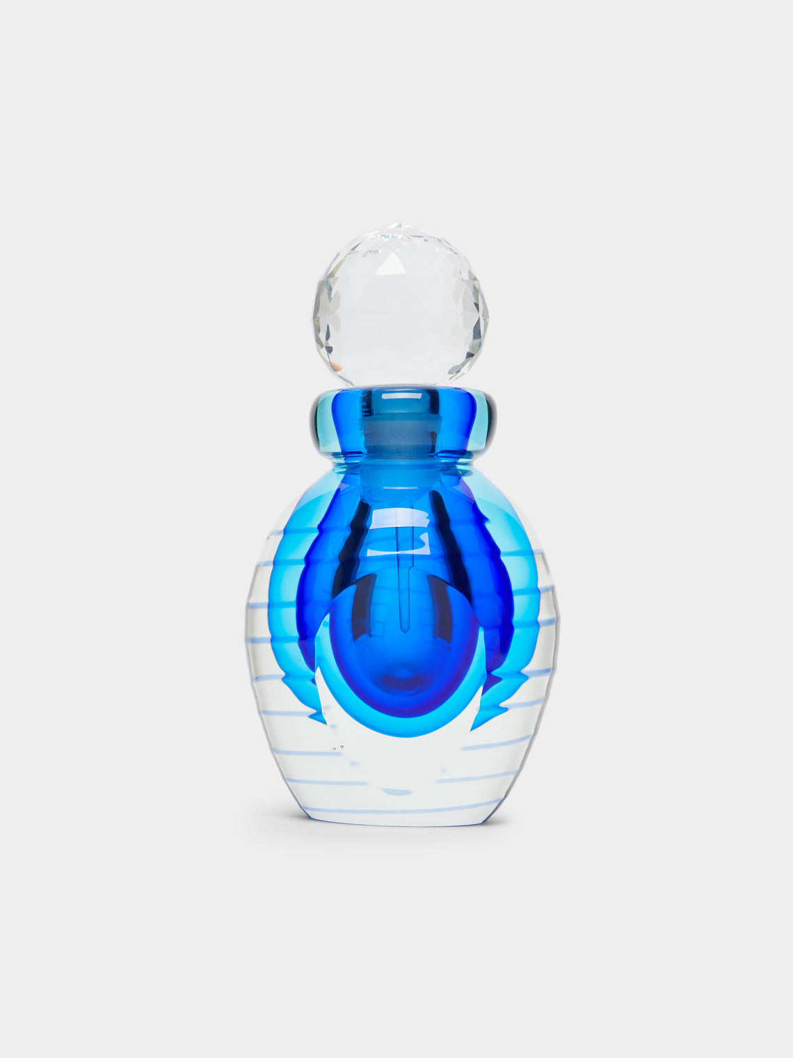 Antique and Vintage - Late 20th Century Sommerso Vetri Murano Perfume Bottle -  - ABASK - 