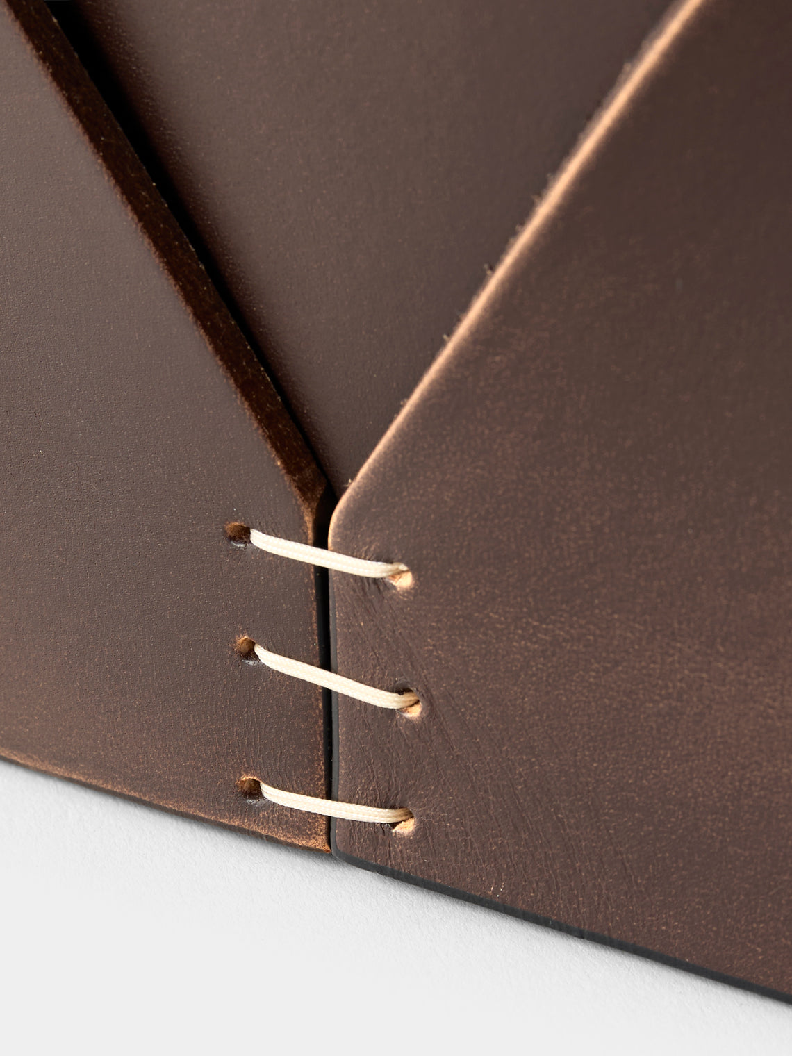 Oscar Maschera - Leather Square Tissue Box - Dark Brown - ABASK