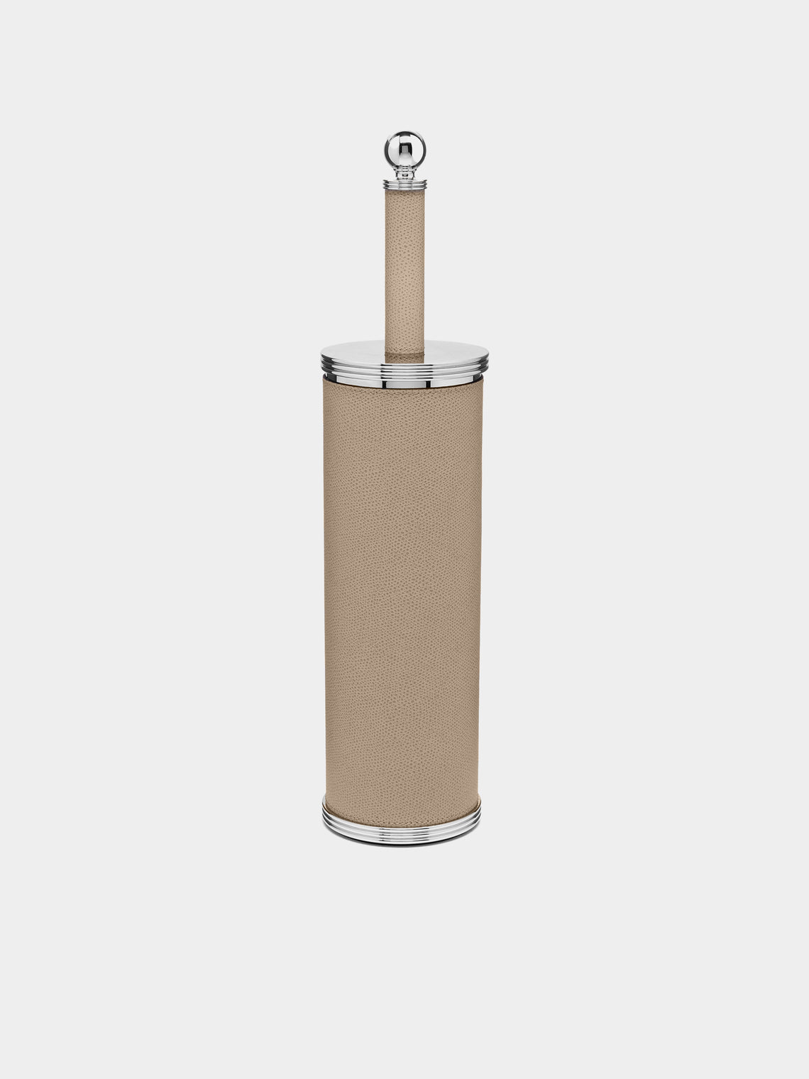 Giobagnara - Amalfi Leather Toilet Brush - Taupe - ABASK - 