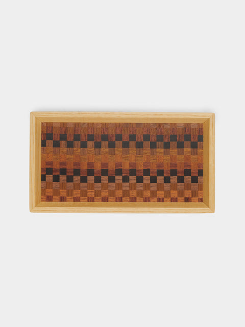 Mori Kougei - Poke Wood Long Tray -  - ABASK - 
