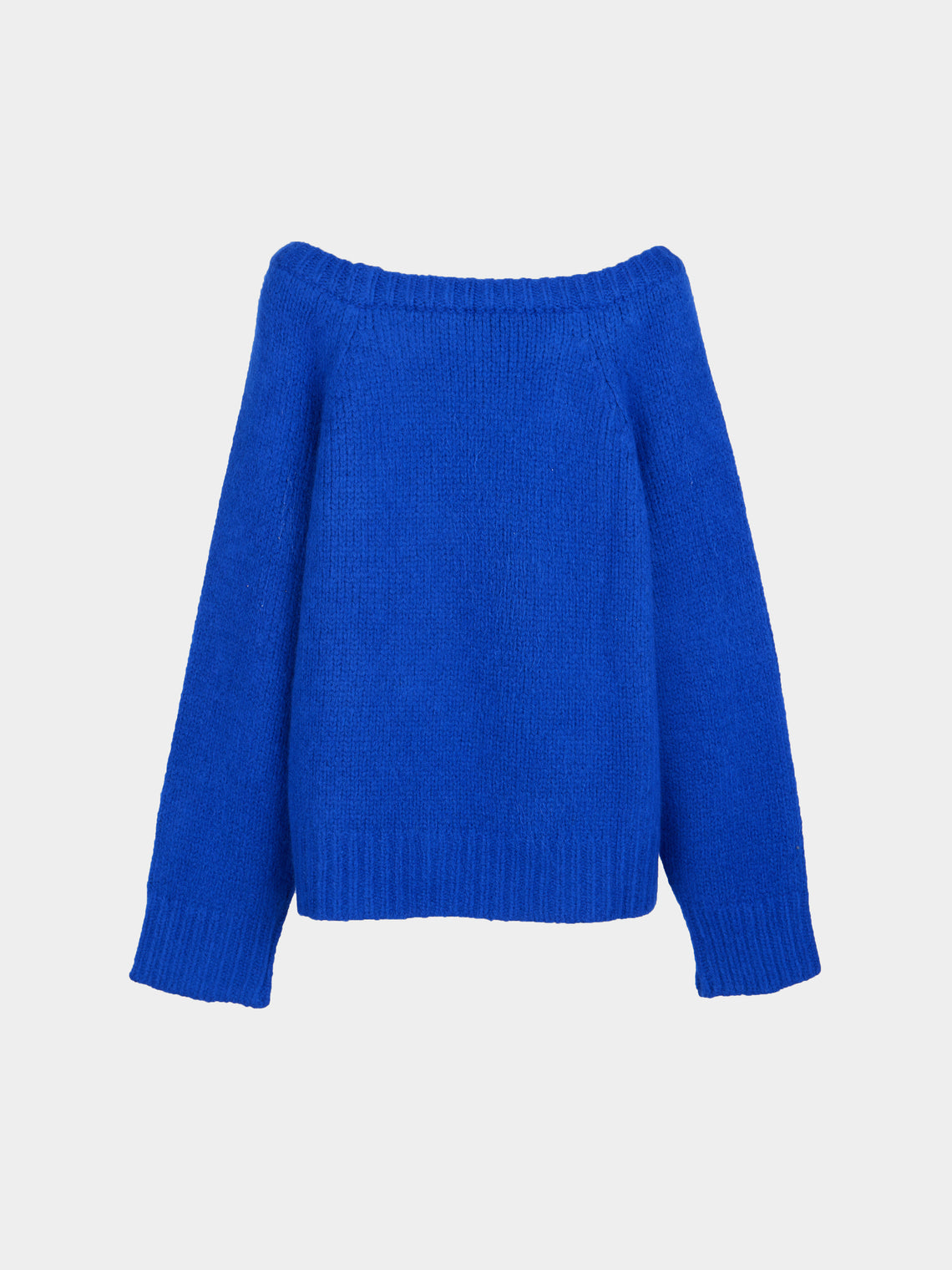 Ryan Roche - Cloud Cashmere and Silk Oversized Boat-Neck Sweater | Size: S - Blue - ABASK