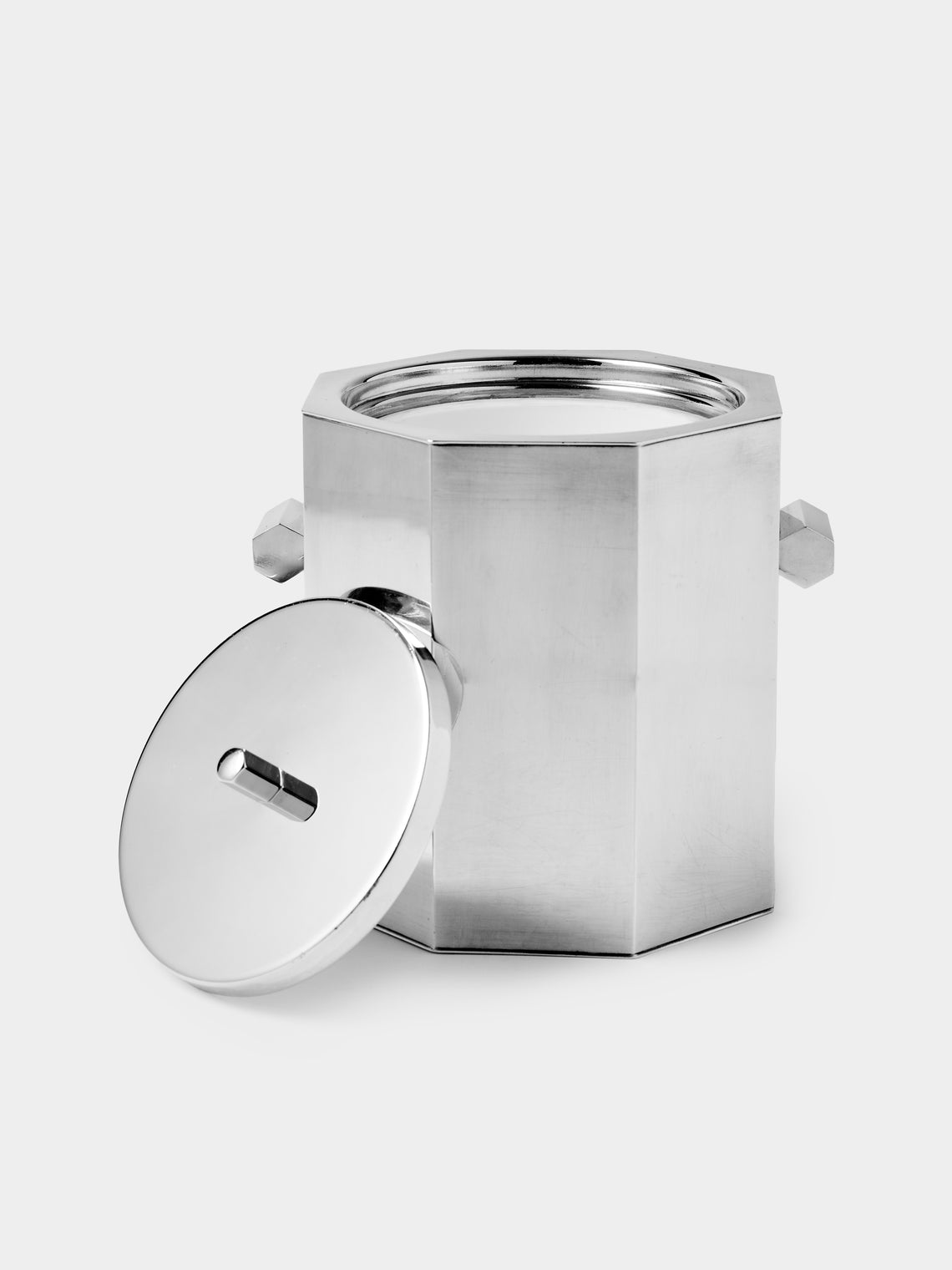 Antique and Vintage - 1970s Florentine Silver-Plated Ice Bucket - Silver - ABASK