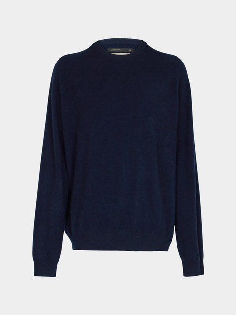Frenckenberger - Cashmere R-Neck Boyfriend Sweater -  - ABASK - 