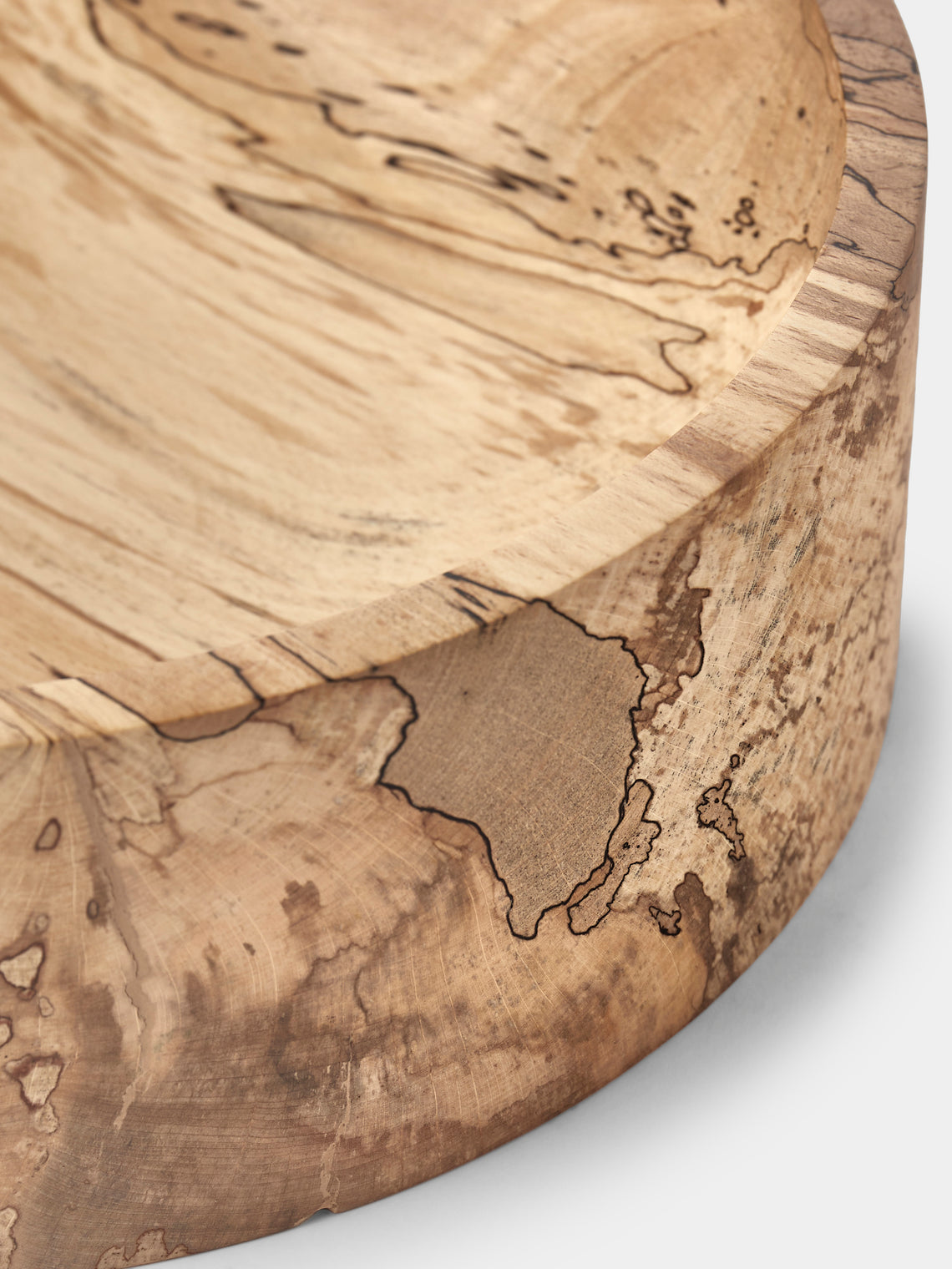 Bird & Branch - Spalted Beech Wood Tall Bowl - Natural - ABASK
