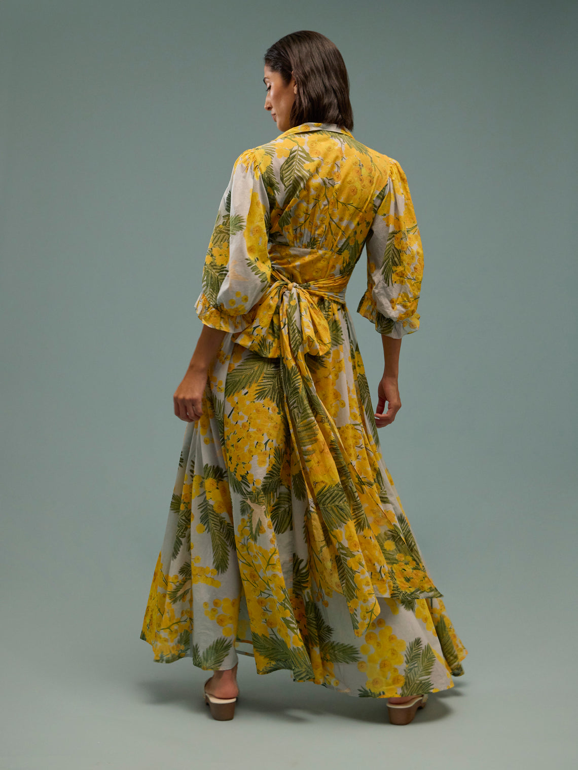 Thierry Colson - The Zorah Cotton Long Dress - Yellow - ABASK