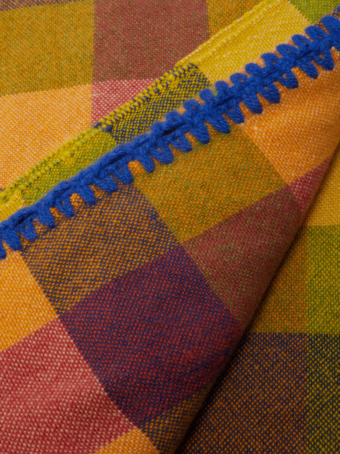 The Elder Statesman - Plaid Cashmere Blanket -  - ABASK