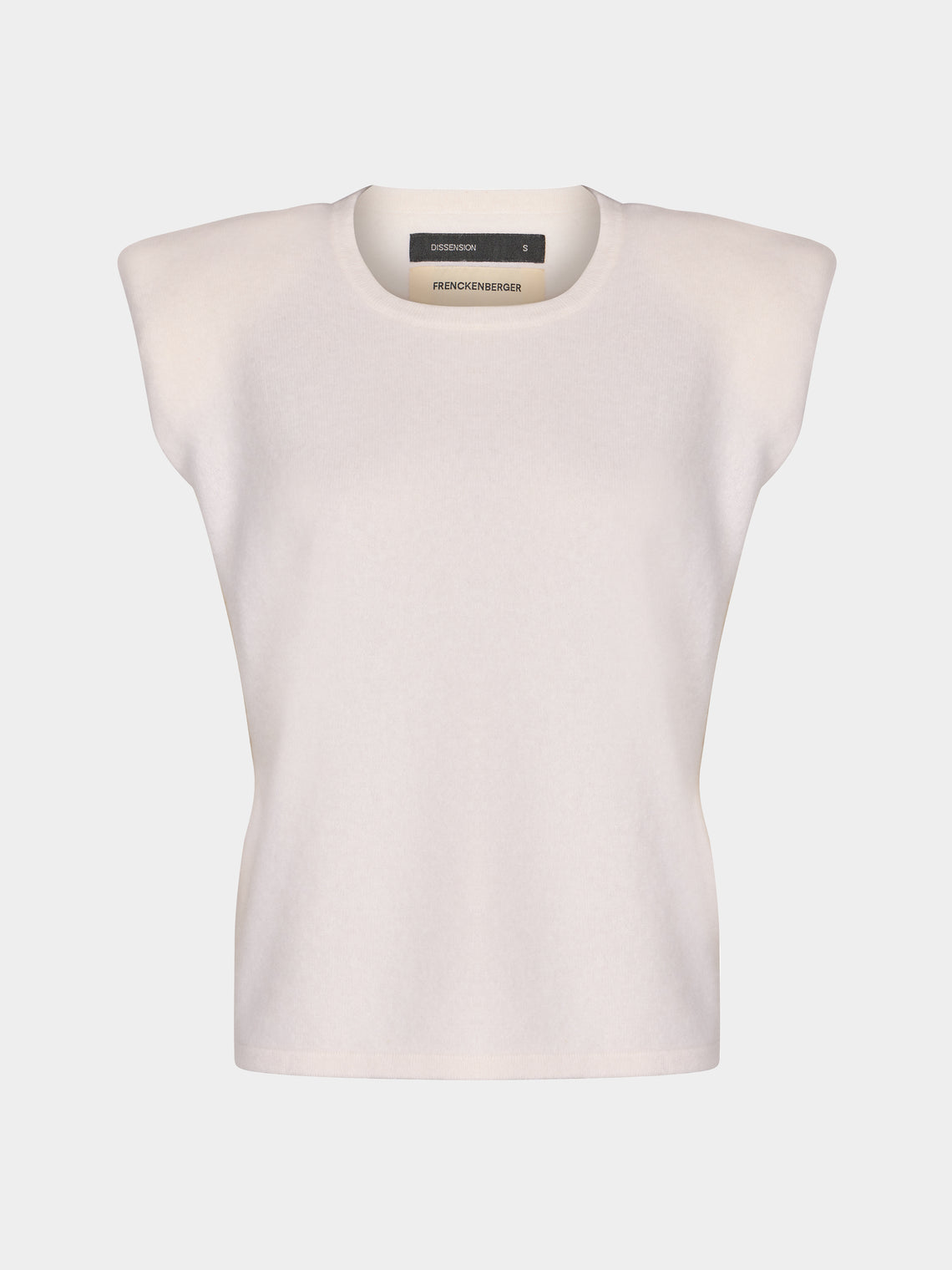 Frenckenberger - SL Mini Shoulder Cashmere Sleeveless Top -  - ABASK - 