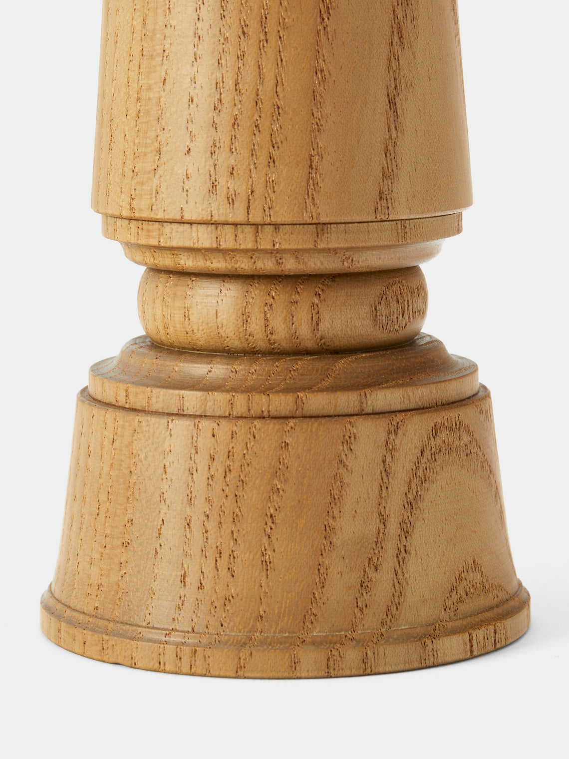 Yamani Woodworks - Hand-Turned Wood Pepper Mill (9in/23cm) - Brown - ABASK