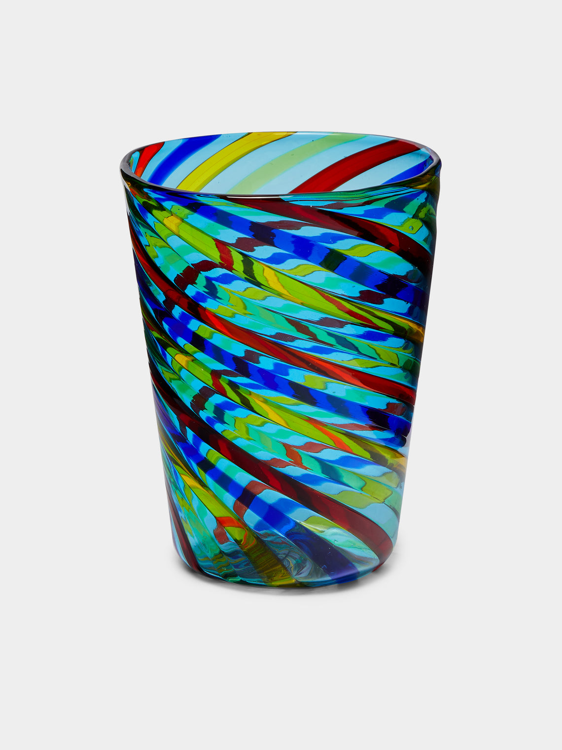 F&M Ballarin - Filigrana Hand-Blown Murano Glass Tumblers (Set of 6) -  - ABASK