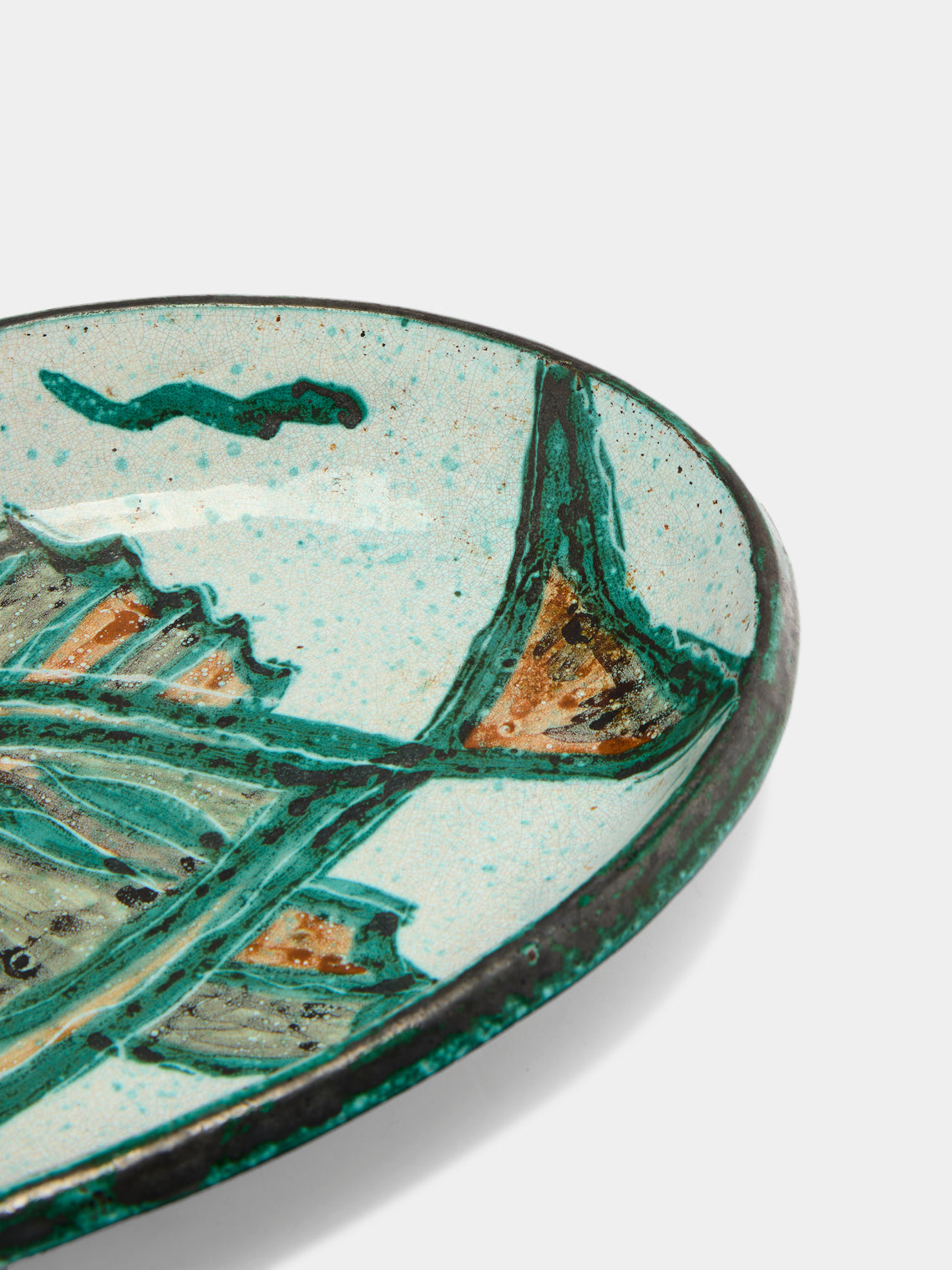 Antique and Vintage - 1950s Jacques Blin Ceramic Fish Platter -  - ABASK