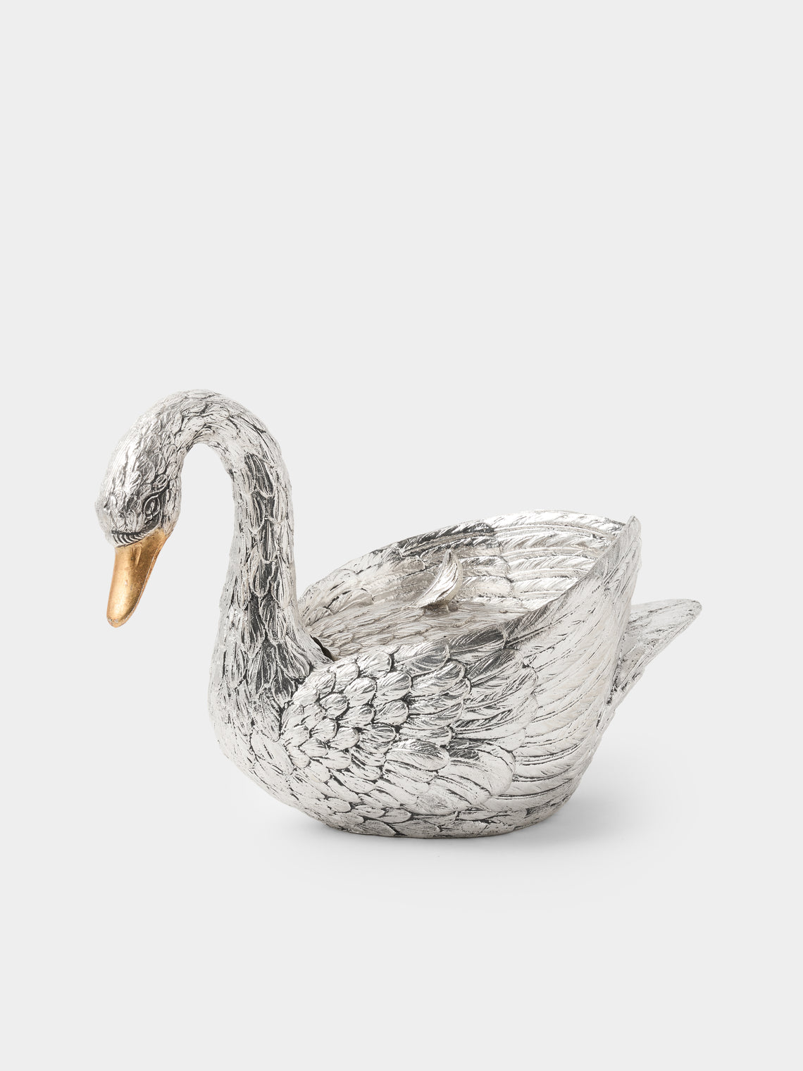 Antique and Vintage - 1970s Mauro Manetti Duck Silver-Plated Ice Bucket - Silver - ABASK - 