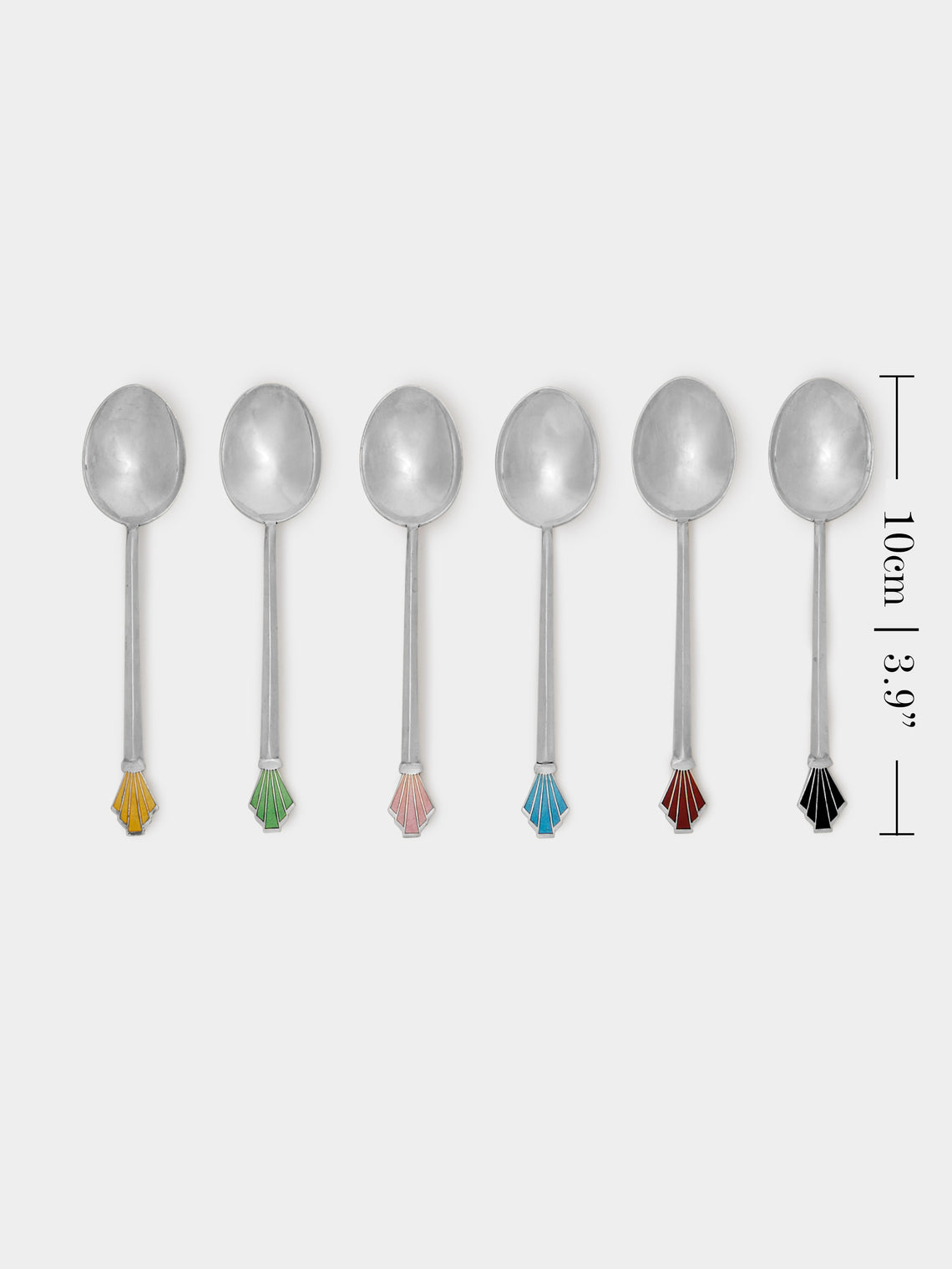 Antique and Vintage - 1934 Art Deco Silver Coffee Spoons -  - ABASK