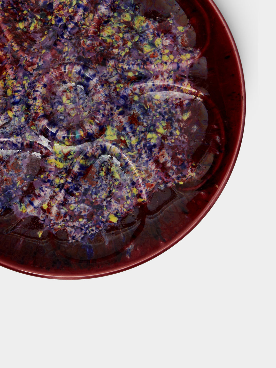 Antique and Vintage - 1960s Abstract Oyster Plate -  - ABASK