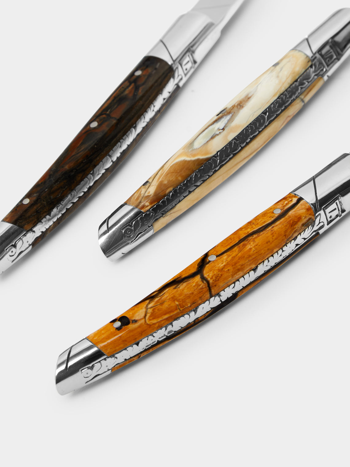 Goyon-Chazeau - Le Thiers Prestige Woolly Mammoth Steak Knives (Set of 6) -  - ABASK