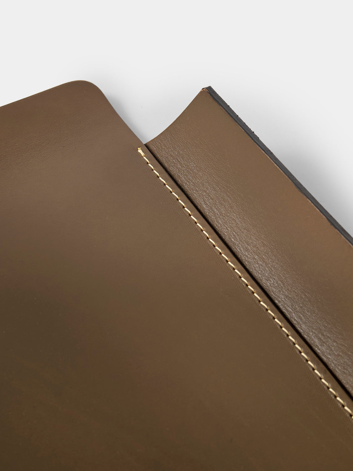 Oscar Maschera - Simone Leather Desk Set - Dark Brown - ABASK