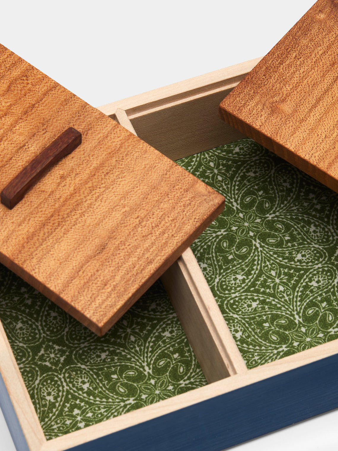 Matthew Kenney - Wood Desk Tidy - Navy - ABASK