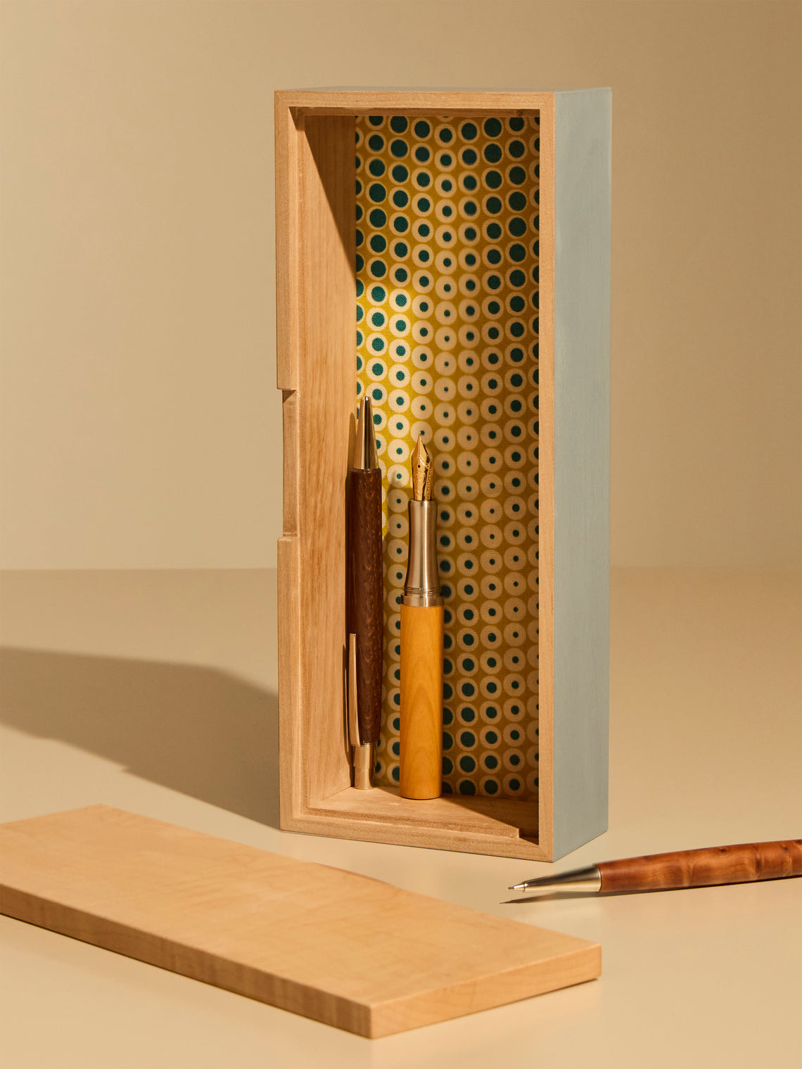 Matthew Kenney - Wood Pen Box - Grey - ABASK