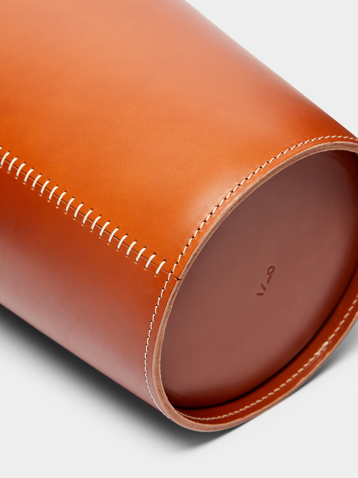 Otis Ingrams - Eyelet Leather Wastepaper Bin -  - ABASK