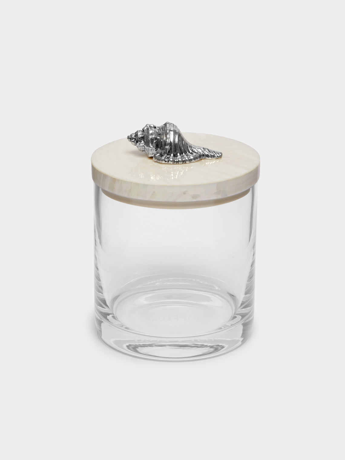 Objet Luxe - Silver-Plated, Shell and Glass Jar -  - ABASK - 