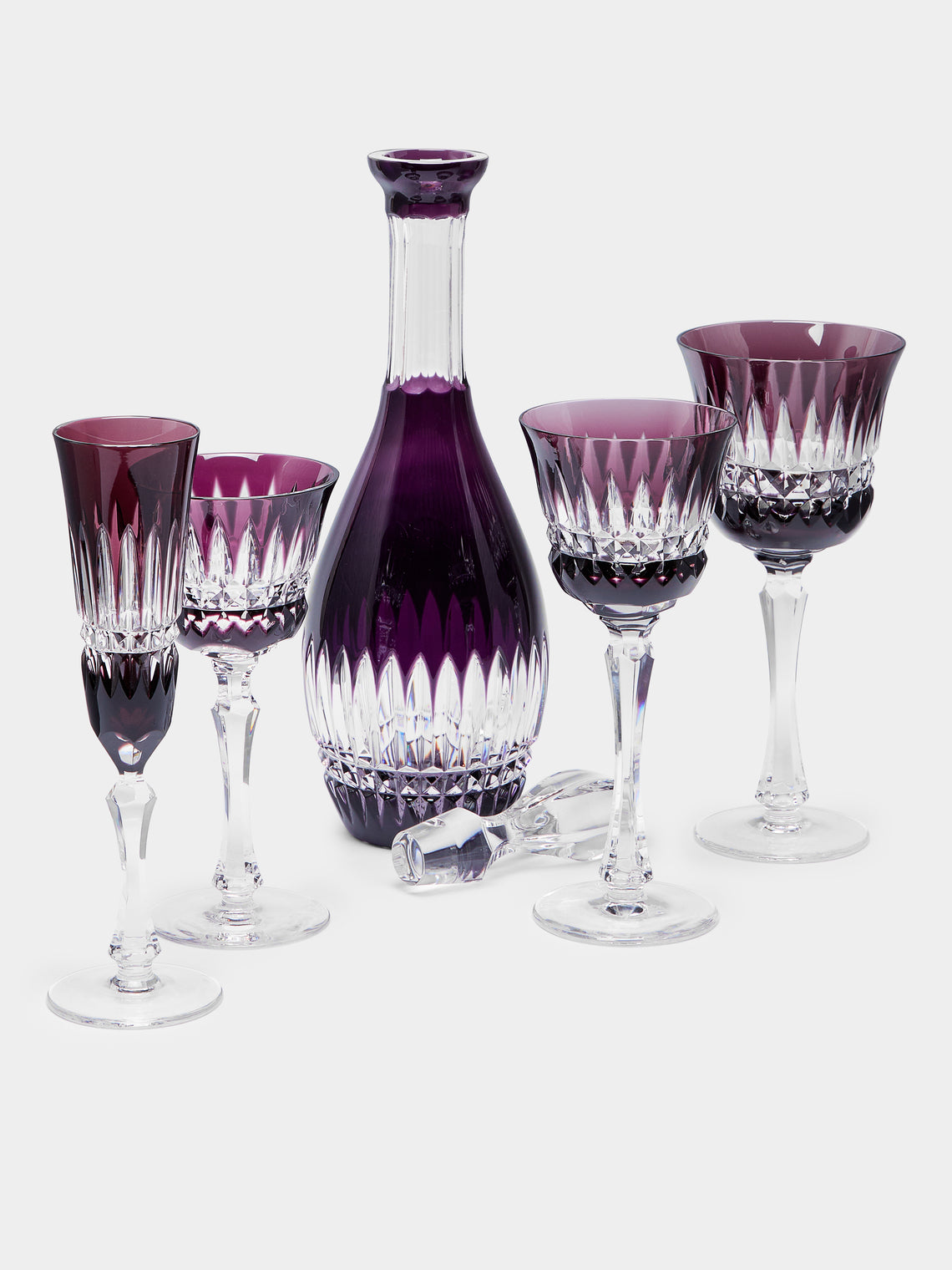 Cristallerie De Montbronn - Mélodie Hand-Blown Crystal Champagne Flute -  - ABASK