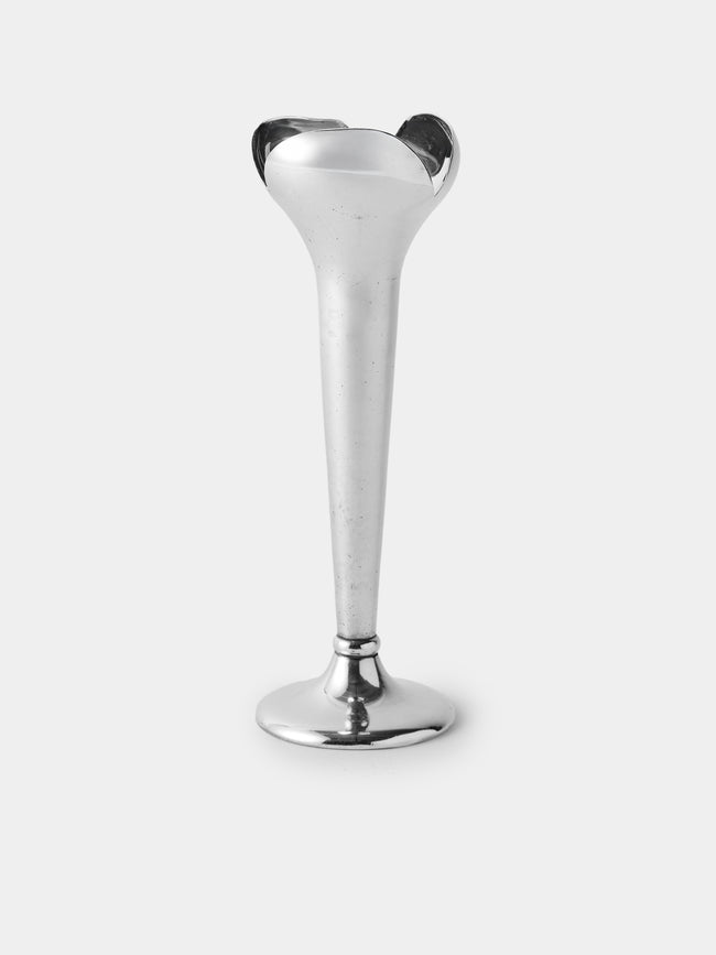 Antique and Vintage - 1936 Gio Ponti Silver-Plated Bud Vases – 7.5in/18.5cm (Set of 4) - Silver - ABASK - 
