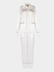 Dorso - Bandana Silk Pajama Set - White - ABASK - 