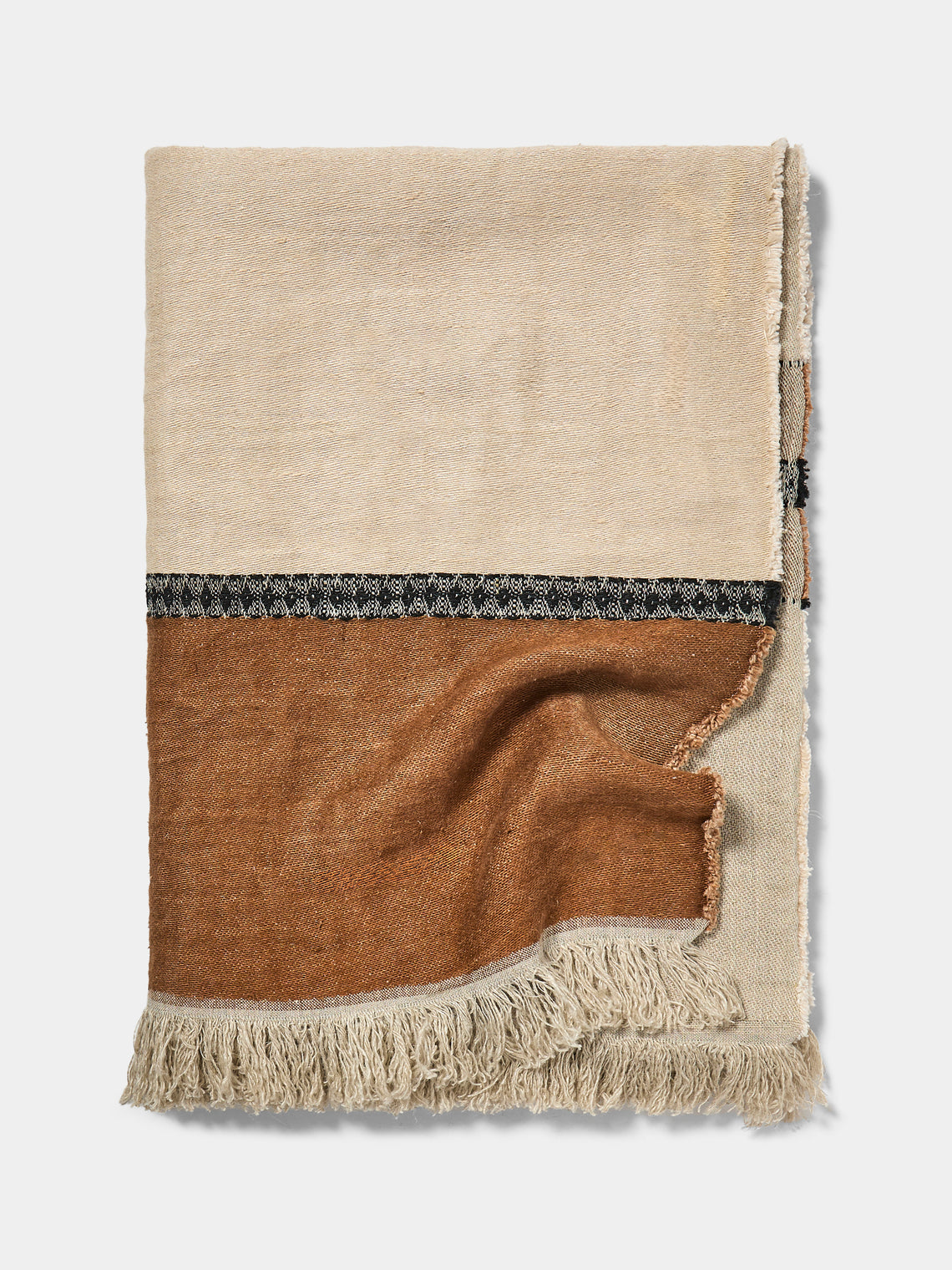 Libeco - Etienne Belgian Linen Coverlet - Beige - ABASK - 