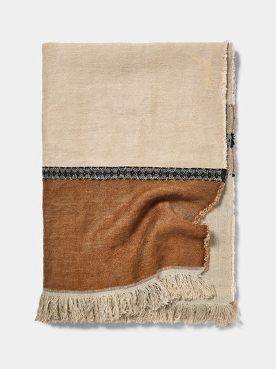 Libeco - Etienne Belgian Linen Coverlet - Beige - ABASK - 