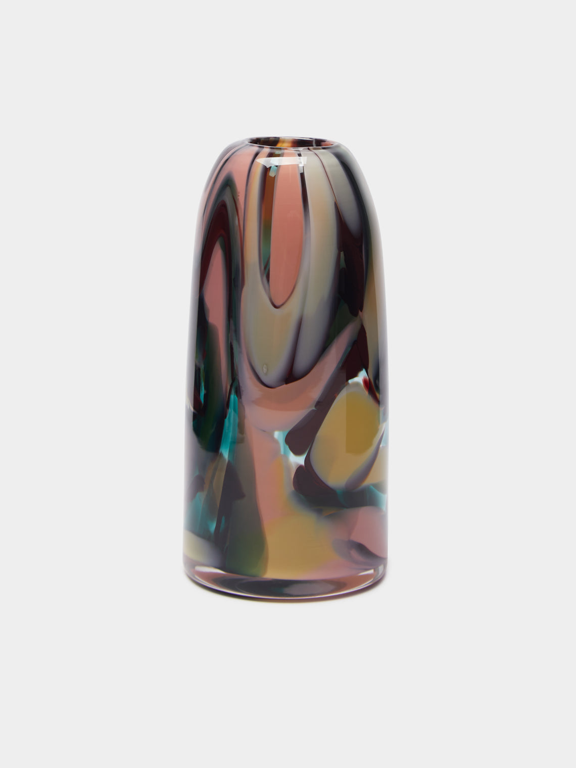 The Glass Studio - Marbled Hand-Blown Glass Bud Vase -  - ABASK - 
