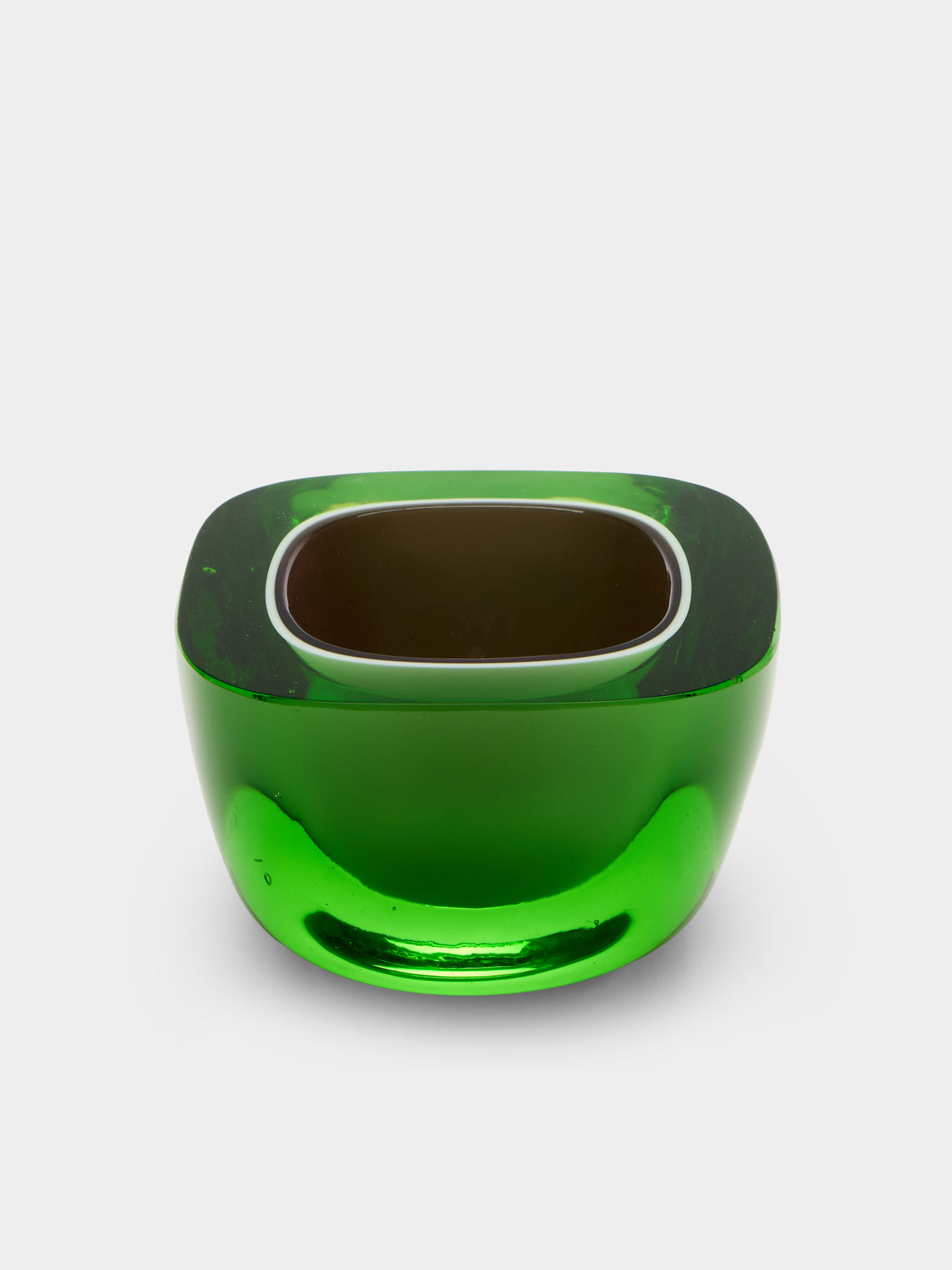 Antique and Vintage - 1960s Murano Glass Ashtray - Green - ABASK - 