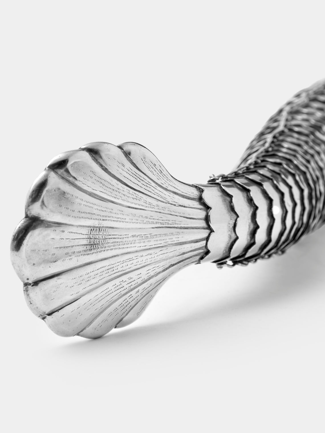 Antique and Vintage - 1930s Solid Silver Articulating Fish - Silver - ABASK