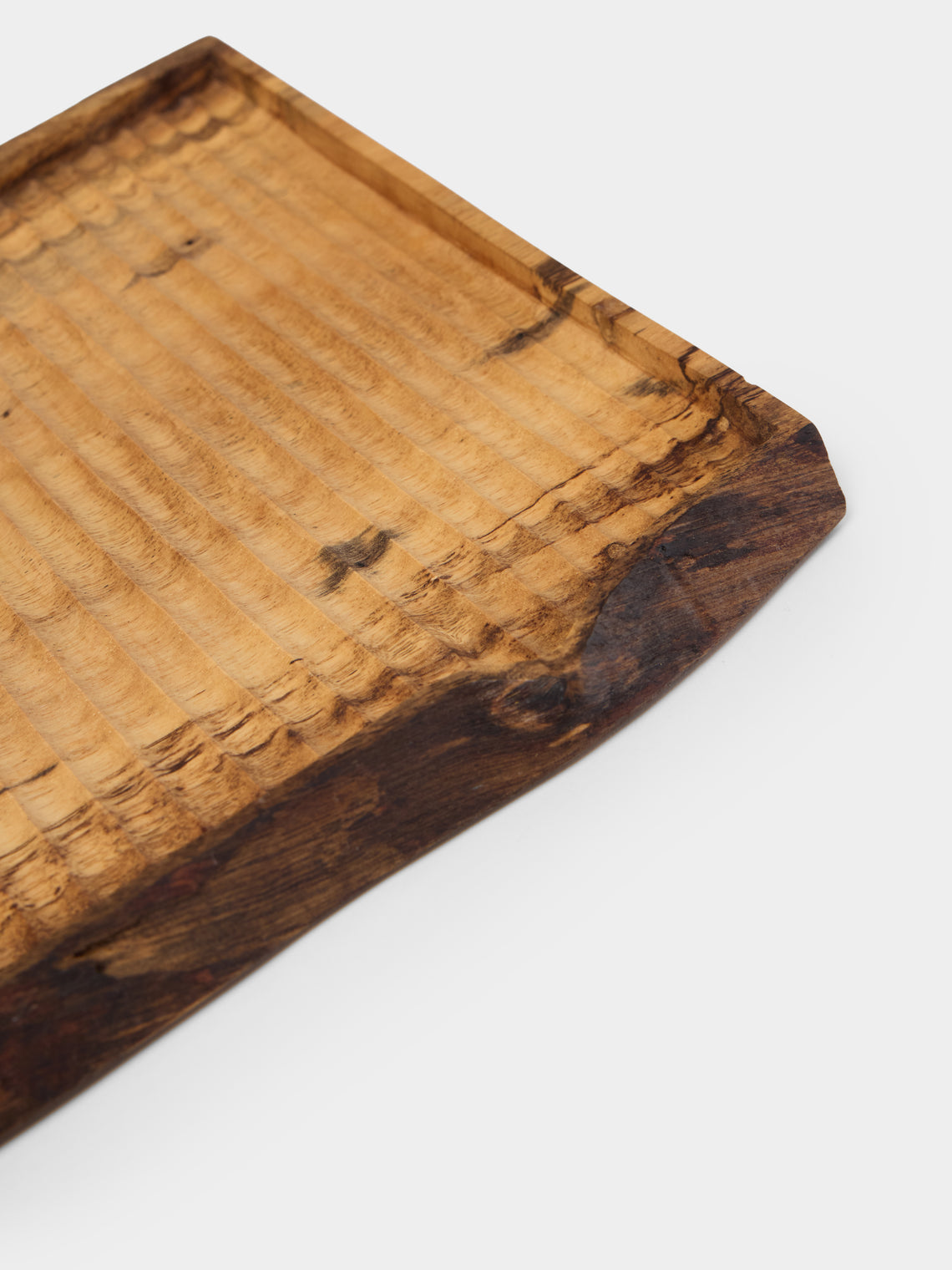 Thursday Furniture - Hand-Carved Persimmon Platter - Natural - ABASK