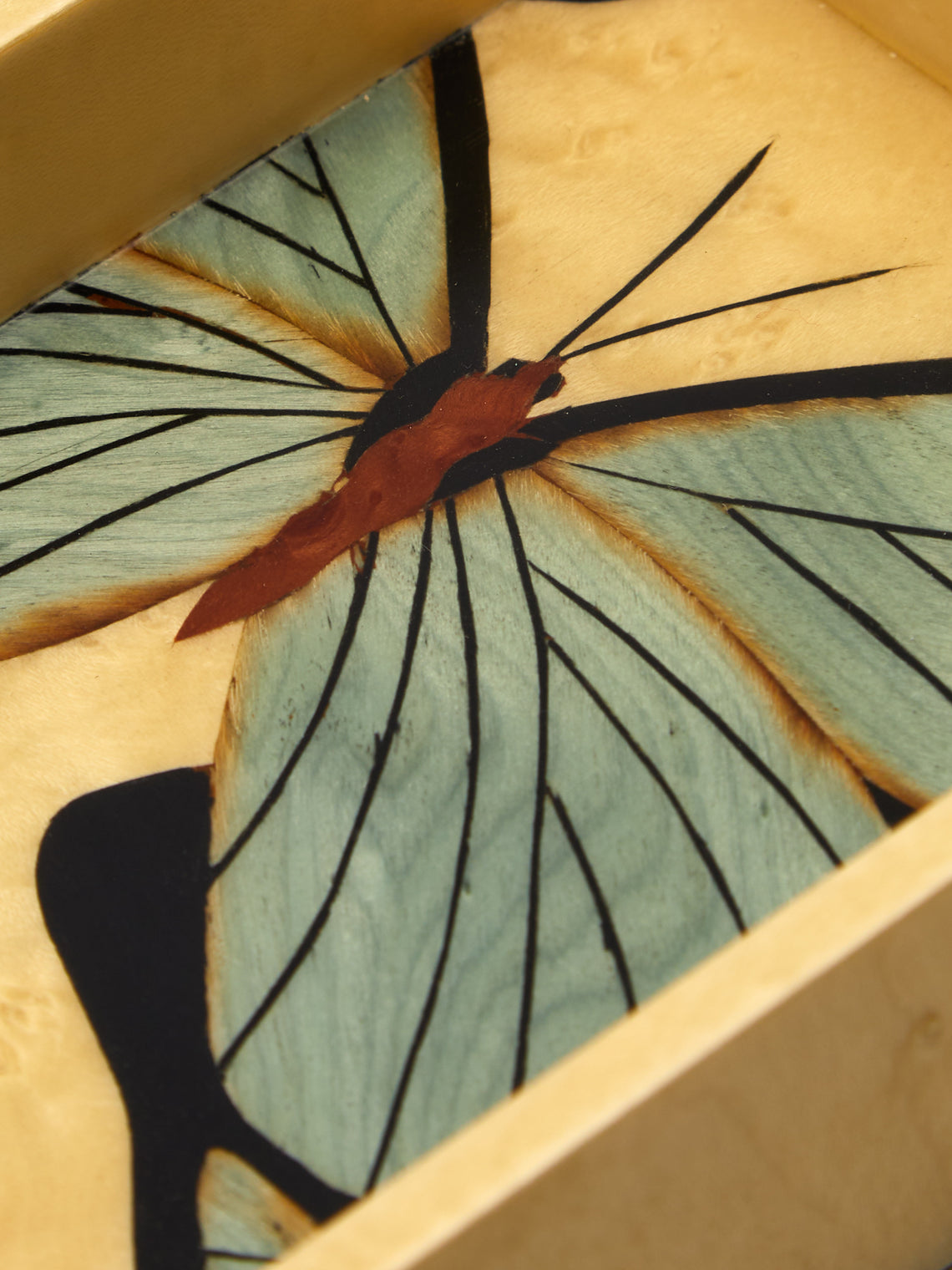 Silvia Furmanovich - Butterflies Marquetry Wood Vide Poche -  - ABASK