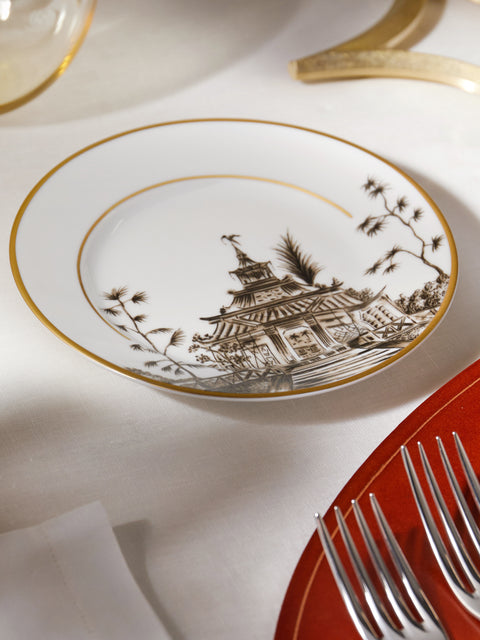 Pinto Paris - Vieux Kyoto Porcelain Bread Plate -  - ABASK