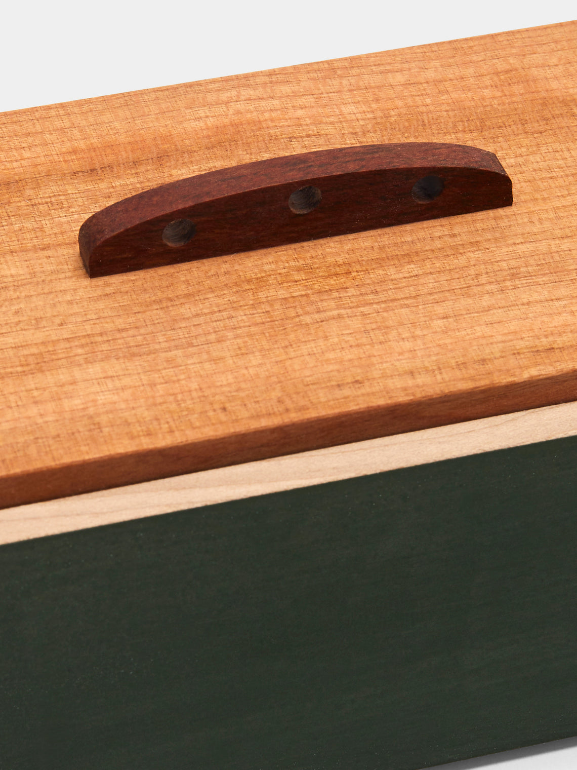 Matthew Kenney - Wood Small Desk Tidy - Green - ABASK