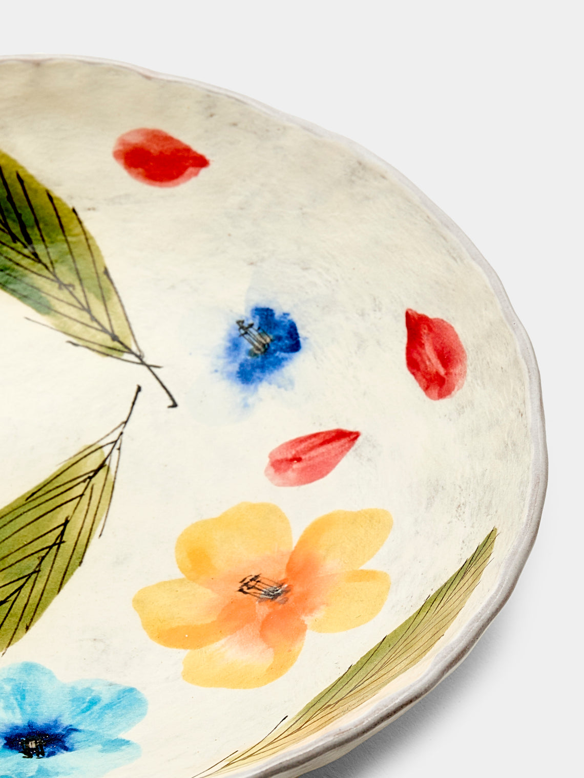 Yon Ho Kyung - Flowers Buncheong Small Bowl - White - ABASK