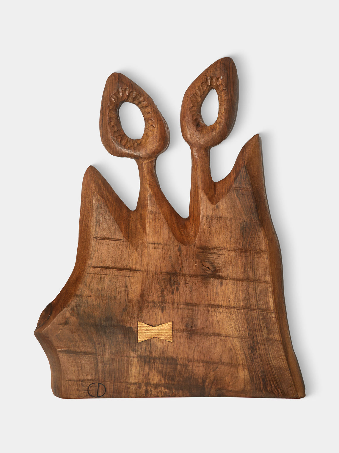 Eliot Daguet - Hand-Carved Walnut Serving Board - Brown - ABASK