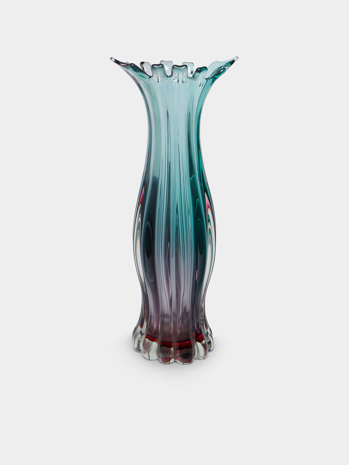 Antique and Vintage - 1960s Flavio Poli Murano Glass Large Vase -  - ABASK - 